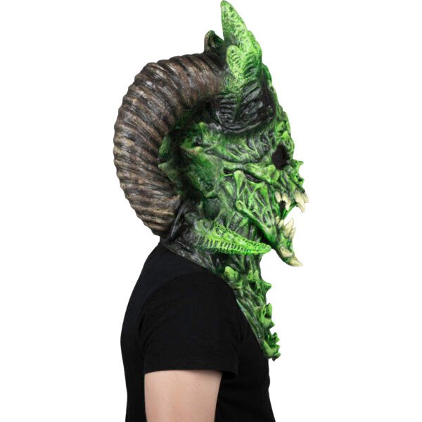 Big Horns Skull Neon