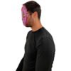 Máscara Zombie Kid Mask – Rostro Putrefacto Violeta con Gusano