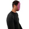 Máscara Zombie Kid Mask – Rostro Putrefacto Violeta con Gusano