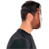 Máscara de Vampiro Clásico Vampire Kid Mask con Cabello Negro y Colmillos