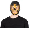 Máscara Látex Luchador Leyenda Dorada