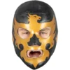 Máscara Látex Luchador Leyenda Dorada