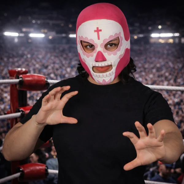 71589-3dc5c2da4dd282492117739575935218-1024-1024 Máscara de Látex Luchador Rey Mictlán – Diseño Calavera Artesanal