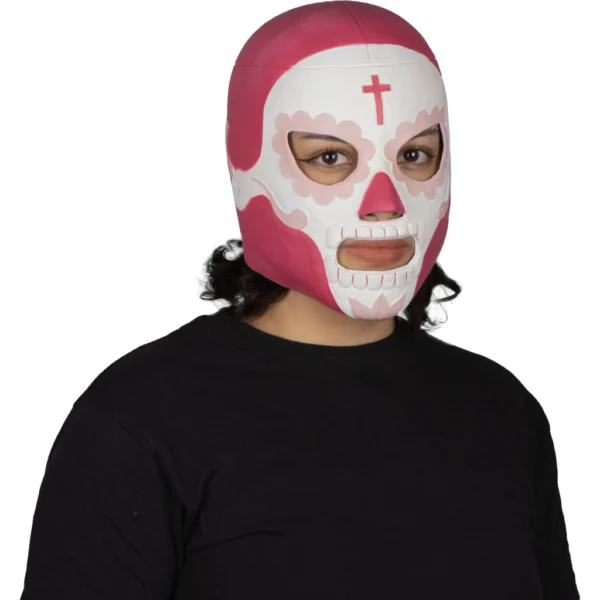71589_rey-mictlan-2-ba631e42eadd58100a17739575716591-1024-1024 Máscara de Látex Luchador Rey Mictlán – Diseño Calavera Artesanal