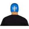 Máscara Látex Luchador Alas de Plata – Azul y Plata