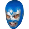 Máscara Látex Luchador Alas de Plata – Azul y Plata
