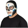 Máscara Látex Luchador Dulce Muerte – Diseño Calavera Artesanal