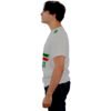 Playera Mexicana Adulto – Camiseta Blanca con Escudo y Franjas Tricolor