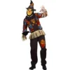Disfraz Harvester Scarecrow – Espantapájaros de Otoño con Camisa a Cuadros y Flecos de Paja