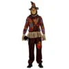 Disfraz Harvester Scarecrow – Espantapájaros de Otoño con Camisa a Cuadros y Flecos de Paja