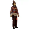 Disfraz Harvester Scarecrow – Espantapájaros de Otoño con Camisa a Cuadros y Flecos de Paja