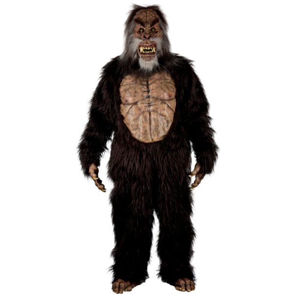 Disfraz de Sasquatch Costume con Máscara de Látex y Pelaje Oscuro