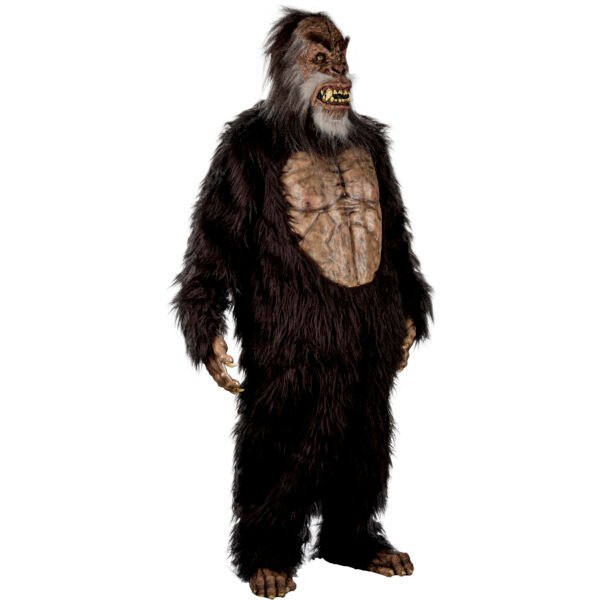 Disfraz de Sasquatch Costume con Máscara de Látex y Pelaje Oscuro