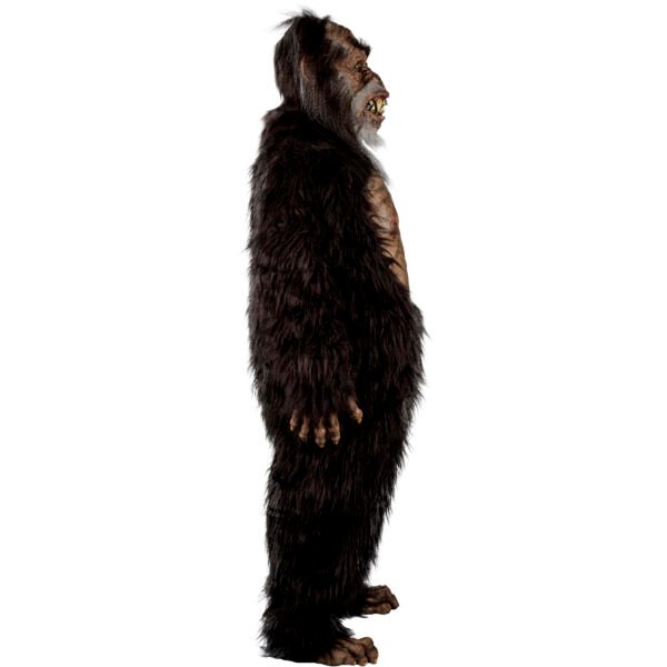Disfraz de Sasquatch Costume con Máscara de Látex y Pelaje Oscuro