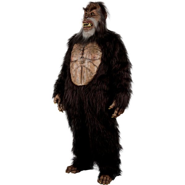 Disfraz de Sasquatch Costume con Máscara de Látex y Pelaje Oscuro