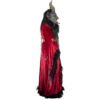 84826_Kramper Cape (3) Disfraz Krampus Cape – Capa de Terciopelo Rojo con Máscara y Cadenas