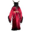 84826_Kramper Cape (4) Disfraz Krampus Cape – Capa de Terciopelo Rojo con Máscara y Cadenas