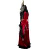 84826_Kramper Cape (5) Disfraz Krampus Cape – Capa de Terciopelo Rojo con Máscara y Cadenas