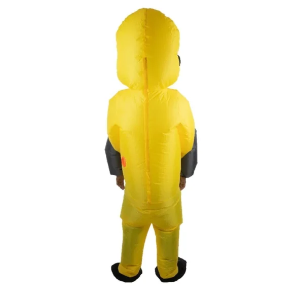Disfraz Inflable Sr. Chernobyl – Máscara de Gas y Símbolo Radioactivo