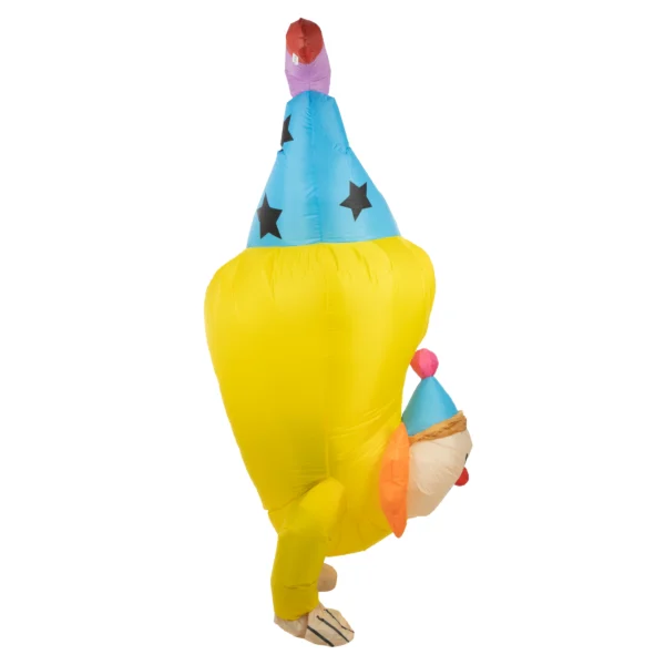 85271_Payaso Handstand Inflable_4 Disfraz Payaso Handstand Inflable – Ilusión de Vertical con Ventilador