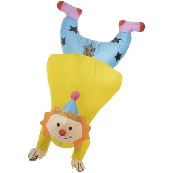 85271_Payaso Handstand- inflable copia Disfraz Payaso Handstand Inflable – Ilusión de Vertical con Ventilador