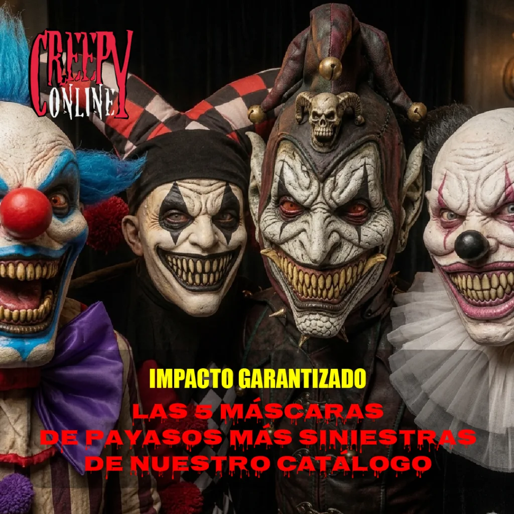 Las 5 máscaras de Payasos más siniestras